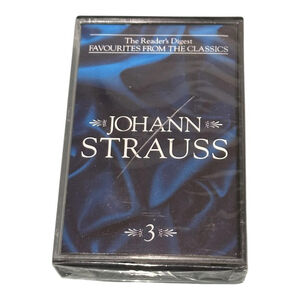 Vintage Johann Strauss Cassette Memories In Waltz-Time Reader's Digest Blue